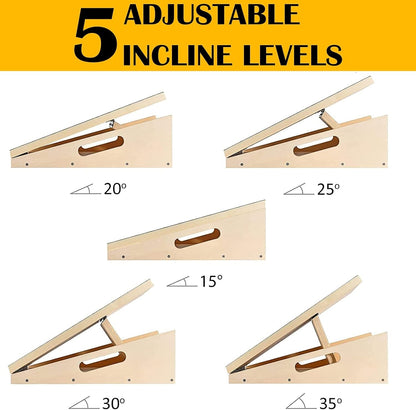 Non-Slip Calf Stretch Board: Durable Slant Board for Safe Stretching and Support