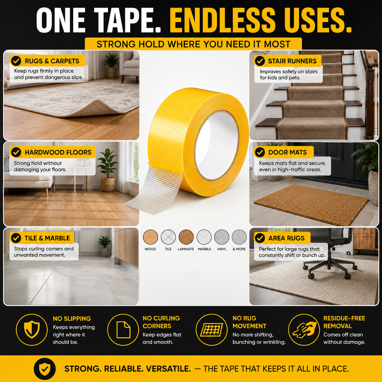 Heavy-Duty Double Sided Tape