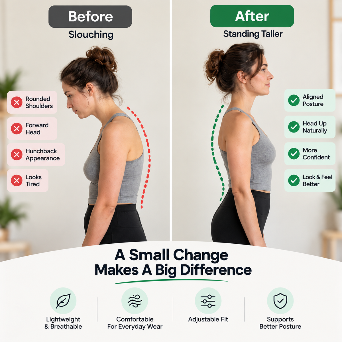 Stop Letting Years of Slouching Become Your “Normal.”
