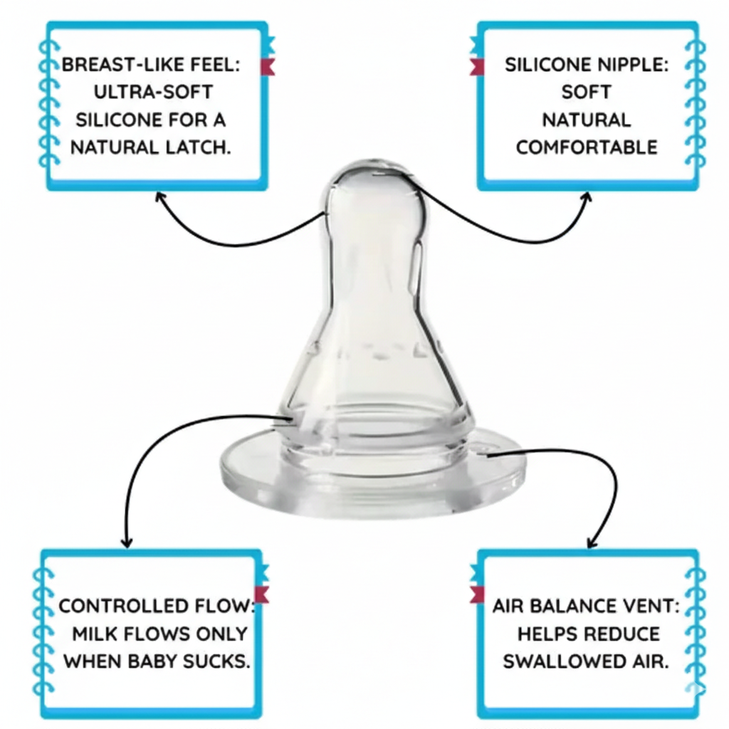 Hands-Free Baby Bottle